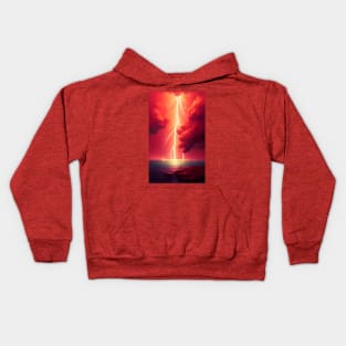 Thunderstorm artwork Kids Hoodie